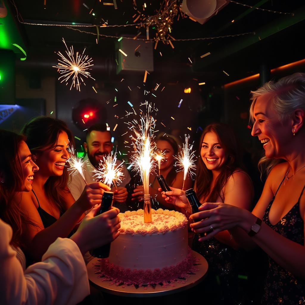 Anniversaire privatisé au Kosma avec bougies magiques